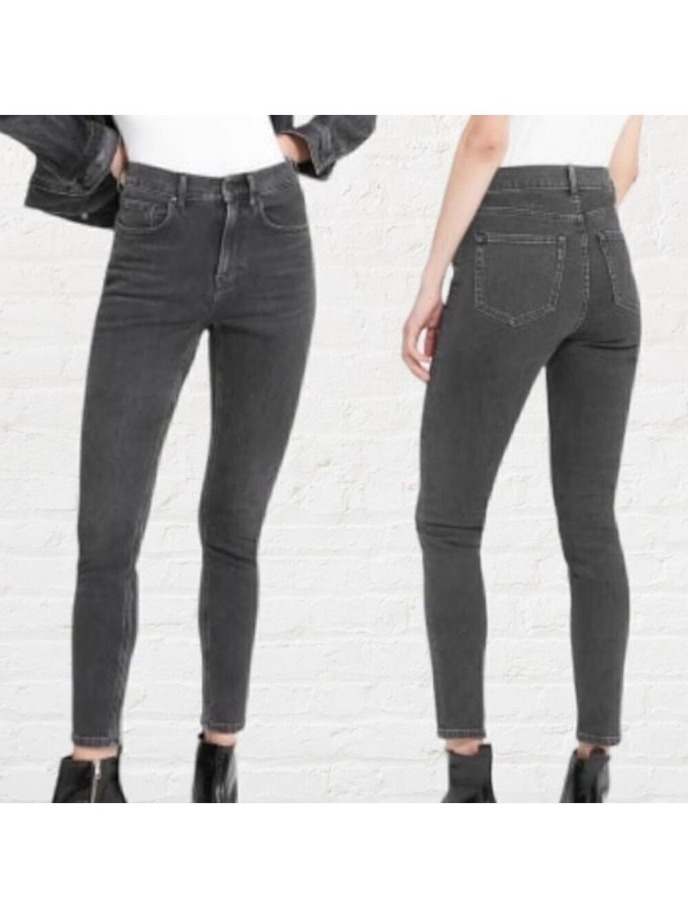Everlane High Rise Skinny Jeans Size 24 Ankle